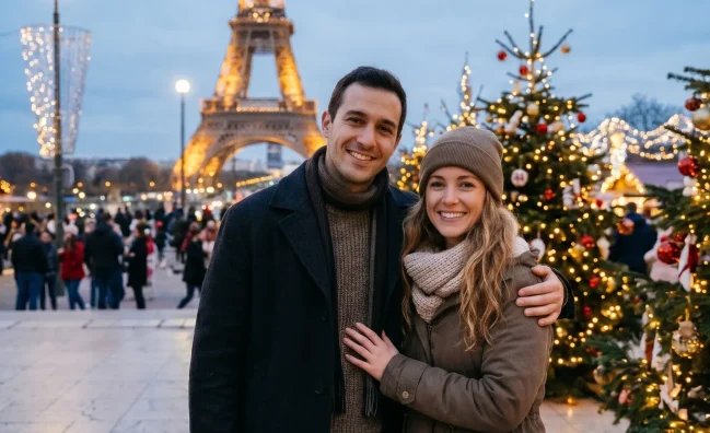 24 uurs Kerst Dagtrip naar Parijs met Gids