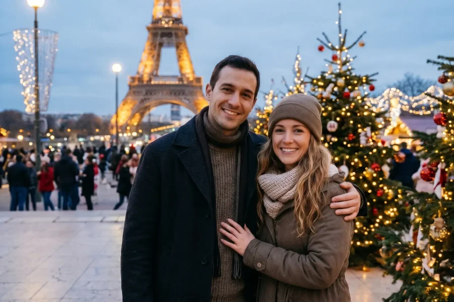 24 uurs Kerst Dagtrip naar Parijs met Gids